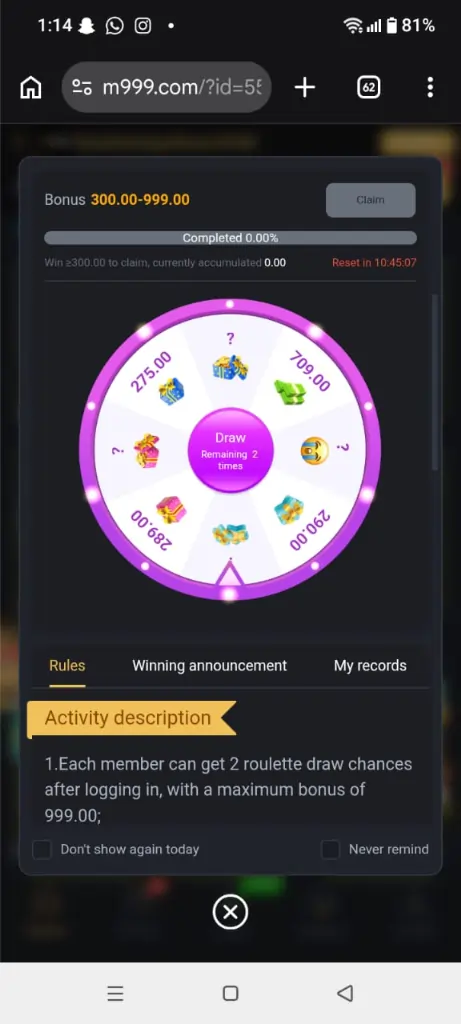 M999 Game